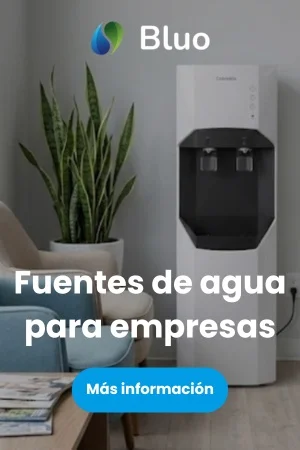 fuentes de agua para empresas bluo